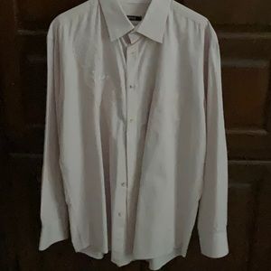 Men’s dress shirt ALFANI size large. A great looking shirt perfect for clubbing